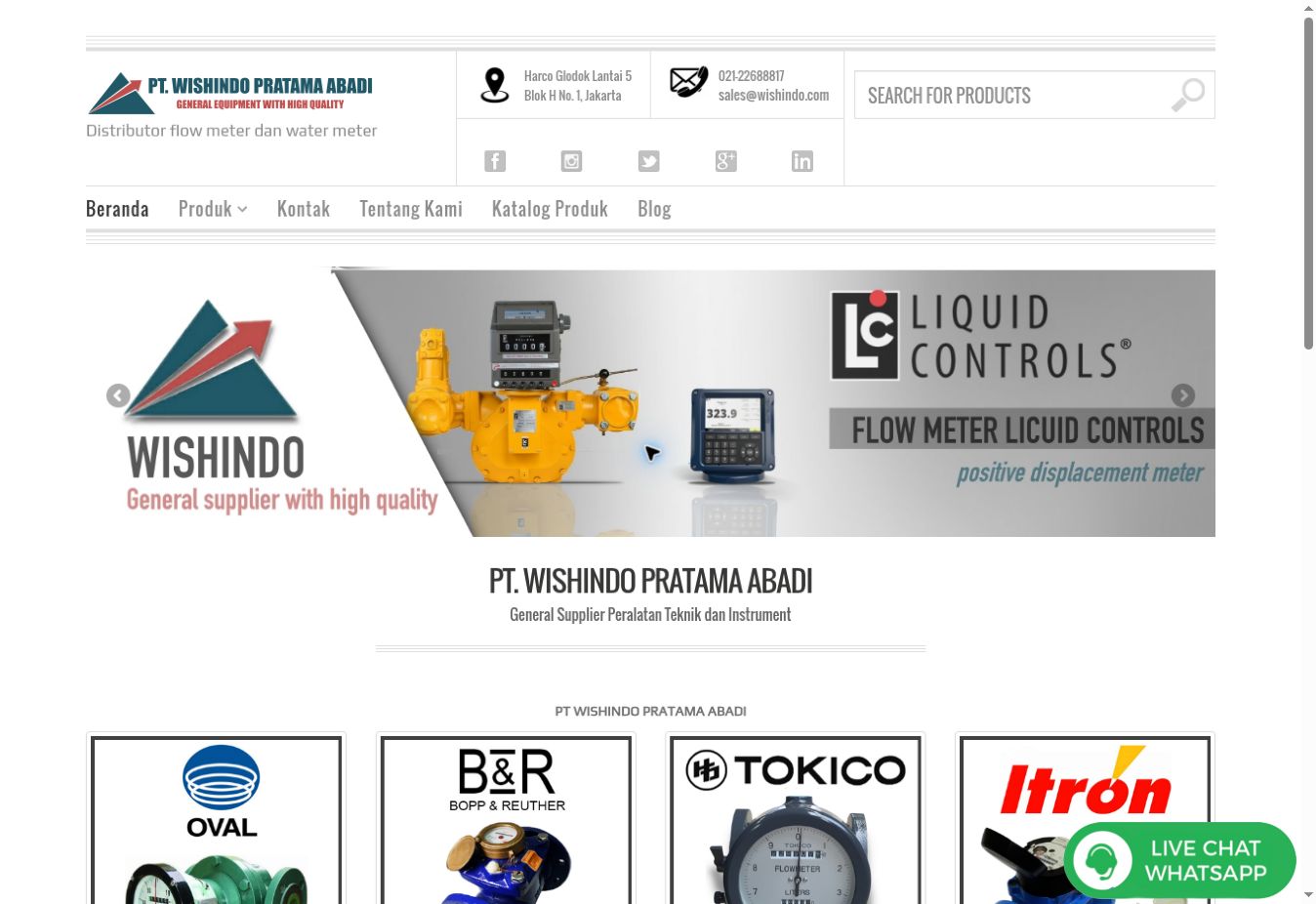 Wishindo Pratama Abadi Corporate Website